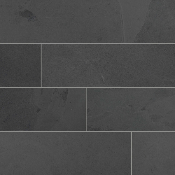 Msi Montauk Black SAMPLE Gauged Slate Floor And Wall Tile - ZOR-NS-0020-SAM