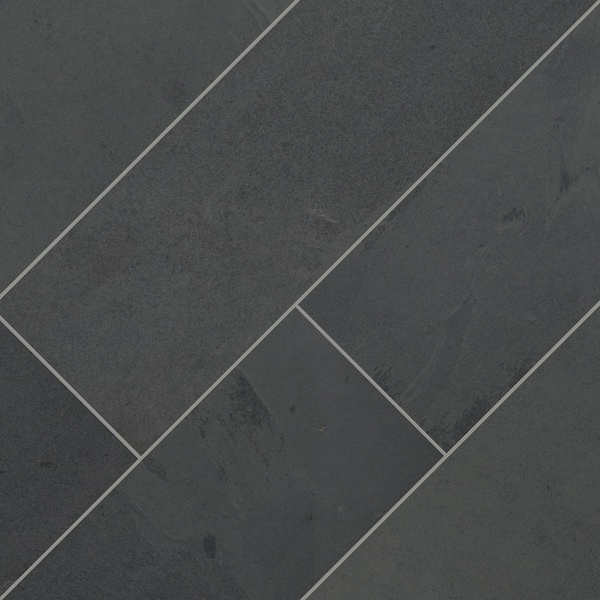 Msi Montauk Black SAMPLE Gauged Slate Floor And Wall Tile - ZOR-NS-0020-SAM