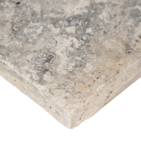 Msi Silver 16 In. X 16 In. Tumbled Travertine Paver Tile - ZOR-LSC-0061