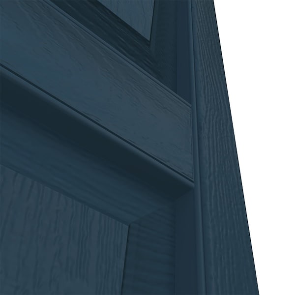 Ekena Millwork Mid-America Vinyl, Custom Two Equal Panels, Raised Panel Shutters, P21277036, PR - P21277036