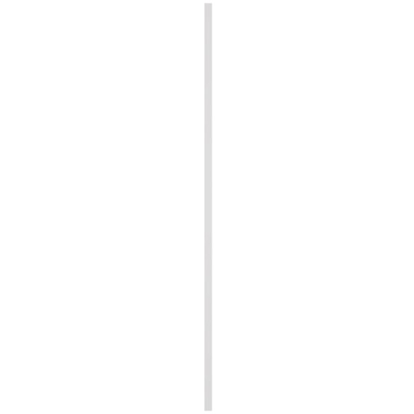 Ekena Millwork Mid-America Vinyl, Standard Size Cathedral Top Center Mullion, Open Louver Shutter, 11460001, PR - 00011460001