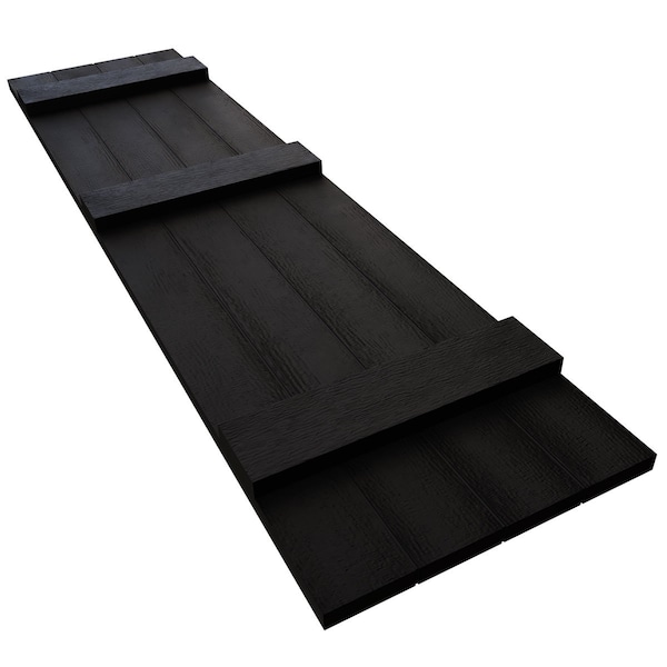 Ekena Millwork Mid-America Vinyl, Standard Size Four Board Joined Shutters, 31459002, PR - 00031459002