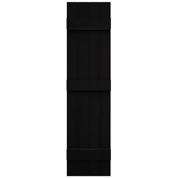 Ekena Millwork Mid-America Vinyl, Standard Size Four Board Joined Shutters, 31459002, PR - 00031459002