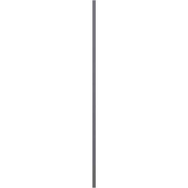 Ekena Millwork Lifetime Vinyl, Standard Cathedral Top Center Mullion, Open Louver Shutters, LL1S14X04800PG, PR - LL1S14X04800PG