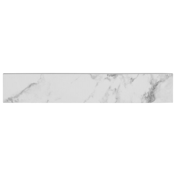 Msi Statuario Bullnose 3 In. X 18 In. Matte Porcelain Wall Tile, 30PK - ZOR-PT-TR-0145