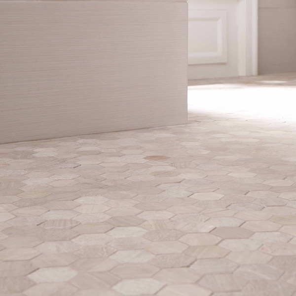 Msi Honeycomb Hexagon 12 In. X 12 In. X 10Mm Natural Marble Mesh-Mounted Mosaic Floor And Wall Tile, 10PK - ZOR-MD-0430