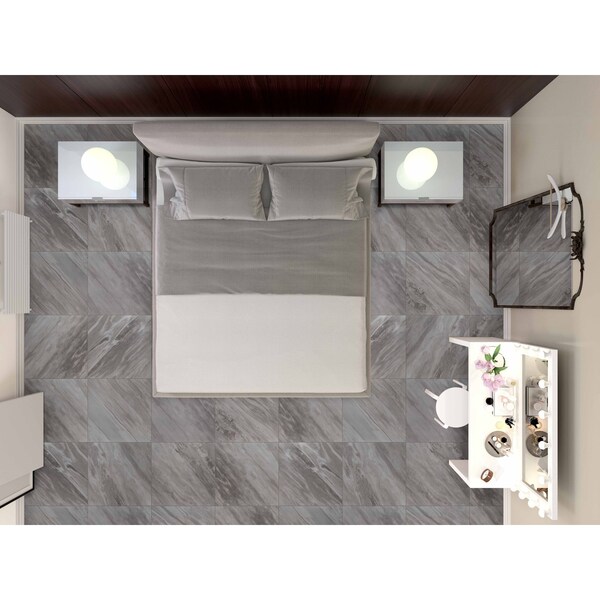 Msi Eden Bardiglio SAMPLE Matte Porcelain Floor And Wall Tile - ZOR-PT-0179-SAM