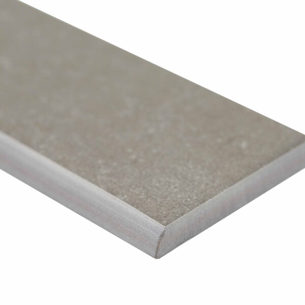 Msi Dimensions Concrete 3 X 24 Matte Porcelain Bullnose Tile Trim, 24PK - ZOR-PT-TR-0106