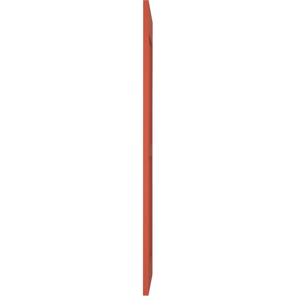 Ekena Millwork Americraft 2 Equal Flat Panel Exterior Real Wood Shutters, RW101FP18X72CLH, PR - RW101FP18X72CLH