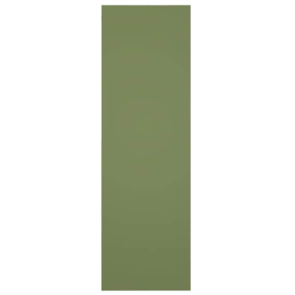 Ekena Millwork True Fit PVC Two Equal Flat Panel Shutters, Moss Green, 12W x 25H, PR - TFP101FPF12X025MG