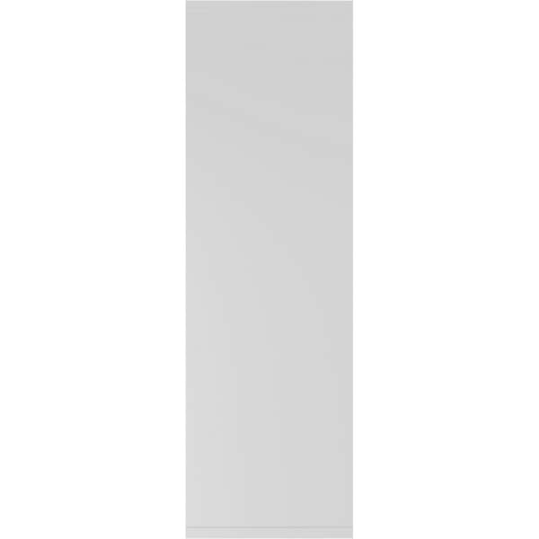 Ekena Millwork True Fit PVC Two Equal Flat Panel Shutters, Antigua, 18W x 74H, PR - TFP101FPF18X074AN