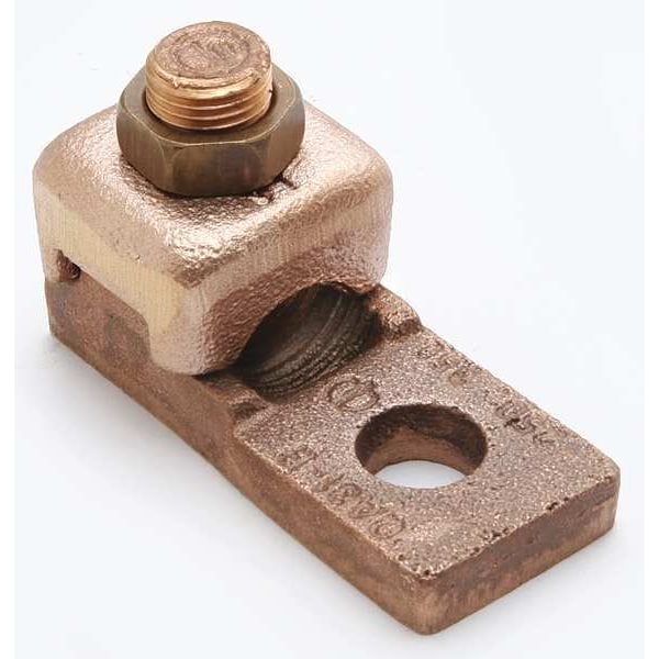Conector mecánico Burndy, Terminal, calibre 4 a 8 AWG, 1 conductor - QA4CB.