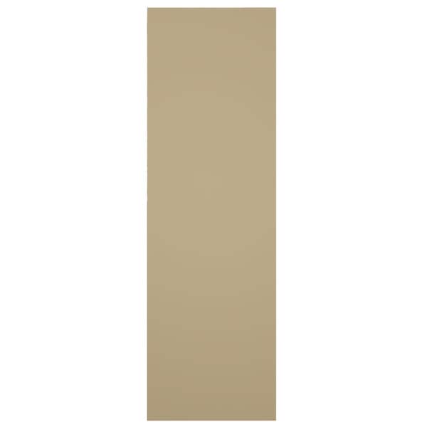 Ekena Millwork True Fit PVC Single Panel Chevron Modern Style Fixed Mount Shutters, Natural Twine, 18W x 48H, PR - TFP001CV18X048NT