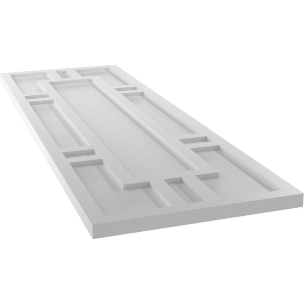 Ekena Millwork True Fit PVC Hastings Fixed Mount Shutters, Primed, 15"W x 77"H - TFP001HS15X077PR
