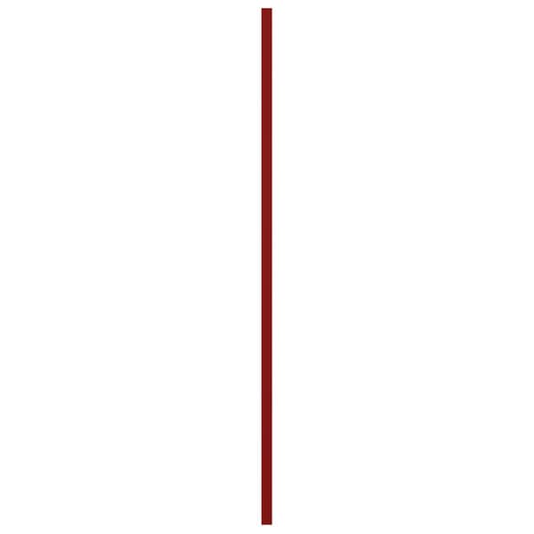 Ekena Millwork True Fit PVC Hastings Fixed Mount Shutters, Fire Red, 15W x 61H, PR - TFP001HS15X061BR