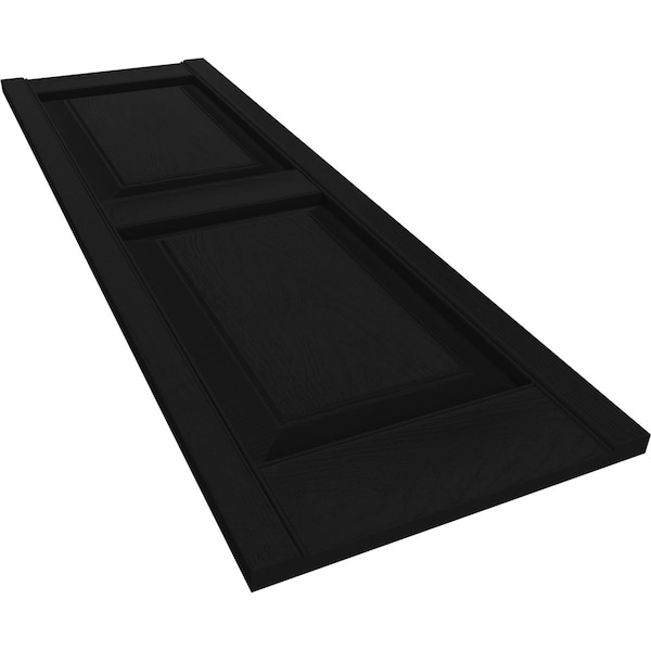 Ekena Millwork Builders Edge, Standard Two Equal Panels, Raised Panel Shutters, 30140055002 - 030140055002