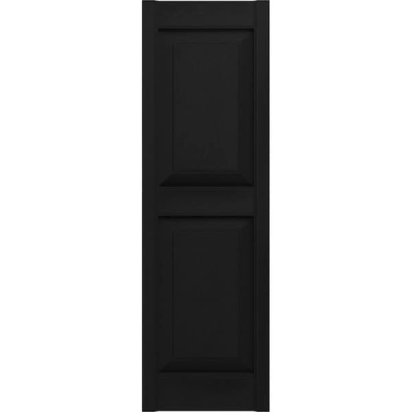 Ekena Millwork Builders Edge, Standard Two Equal Panels, Raised Panel Shutters, 30140055002 - 030140055002