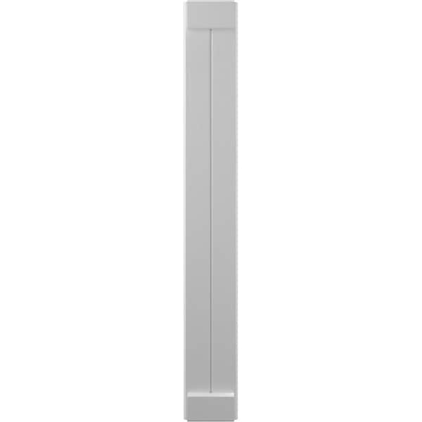 Ekena Millwork Americraft 2-Board Exterior Wood Joined Board-n-Batten Shutters w/ End Batten, ARW103BB207X36PRH - ARW103BB207X36PRH
