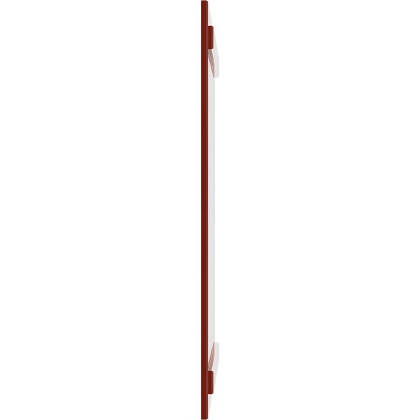 Ekena Millwork True Fit PVC Four Board Joined Board-n-Batten Shutters, Fire Red, 21 1/2W x 52H, PR - TFP101BBF21X052BR