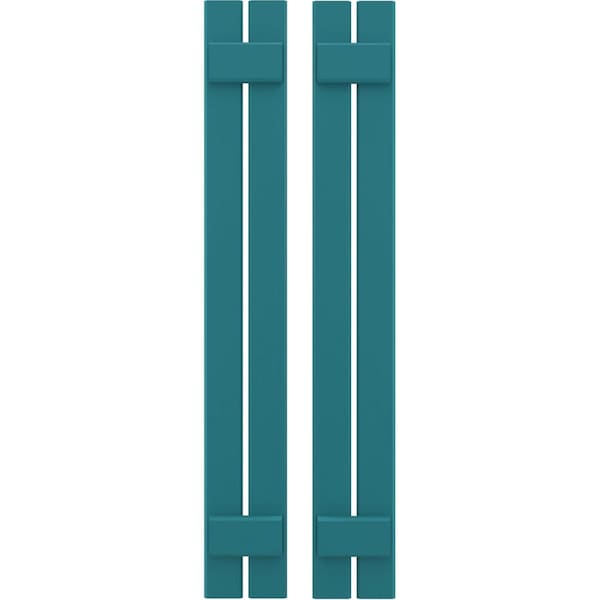 Ekena Millwork Americraft 2-Board (2 Batten) Exterior Real Wood Spaced Board-n-Batten Shutters, ARW101SB207X69ANH, PR - ARW101SB207X69ANH