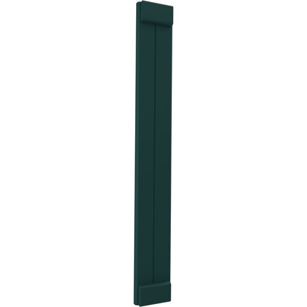 Ekena Millwork Americraft 2-Board Exterior Wood Joined Board-n-Batten Shutters w/ End Batten, ARW103BB207X38FGH, PR - ARW103BB207X38FGH