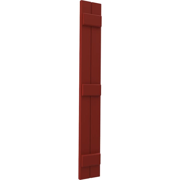 Ekena Millwork Americraft 2-Board (3 Batten) Exterior Real Wood Joined Board-n-Batten Shutters, ARW401BB207X36MRH, PR - ARW401BB207X36MRH