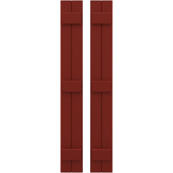 Ekena Millwork Americraft 2-Board (3 Batten) Exterior Real Wood Joined Board-n-Batten Shutters, ARW401BB207X36MRH, PR - ARW401BB207X36MRH