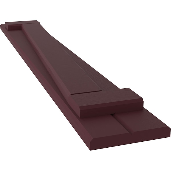 Ekena Millwork Americraft 2-Board (2 Batten) Wood Joined Board-n-Batten Shutters w/ Z-Bar, ARW102BB207X45WRH, PR - ARW102BB207X45WRH