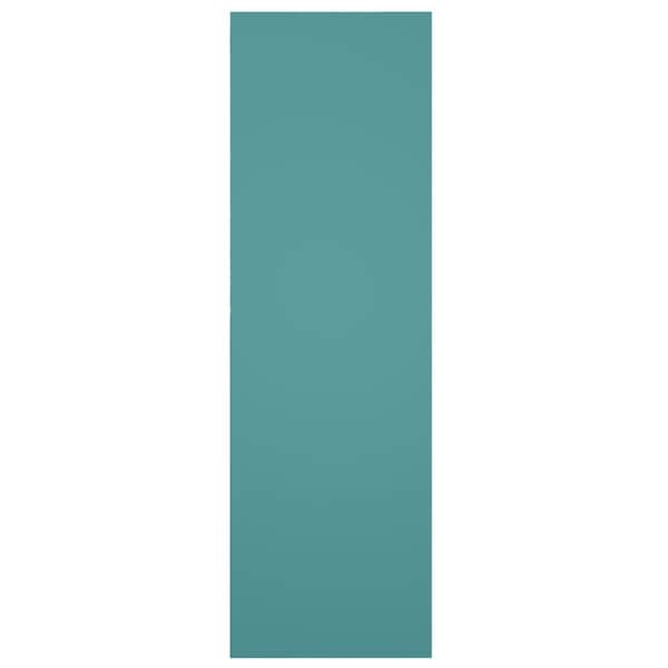 Ekena Millwork 15W x 45H True Fit PVC Diagonal Slat Modern Style Fixed Mount Shutters, Pure Turquoise, PR - TFP001DG15X045PT