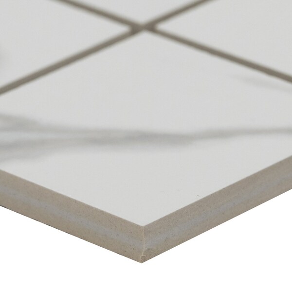 Msi Kaya Calacatta Venato Sample Matte Porcelain Mosaic Tile - ZOR-MD-0549-SAM