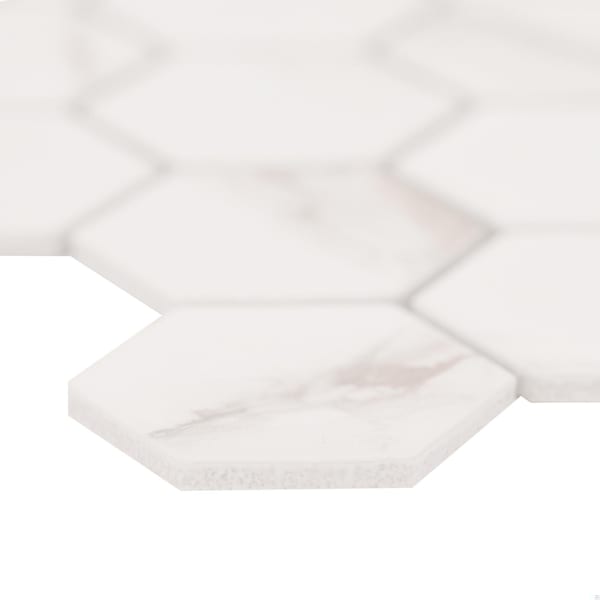 Msi Brighton Grey Sample Hexagon Matte Porcelain Mosaic Tile - ZOR-MD-SAM-0601