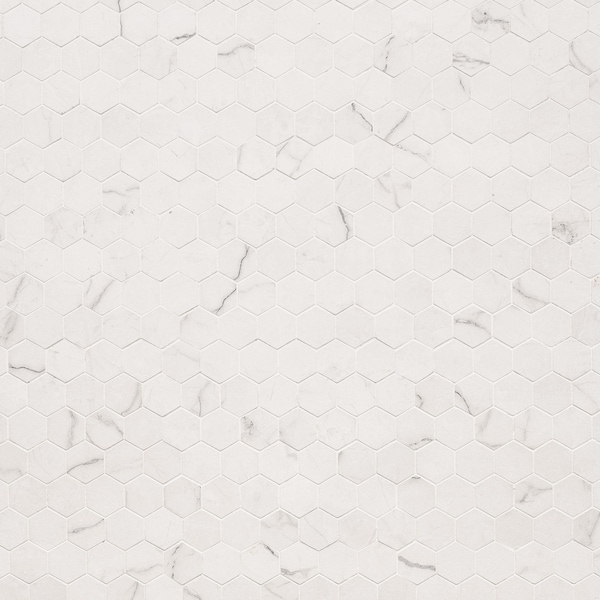 Msi Brighton Grey Sample Hexagon Matte Porcelain Mosaic Tile - ZOR-MD-SAM-0601
