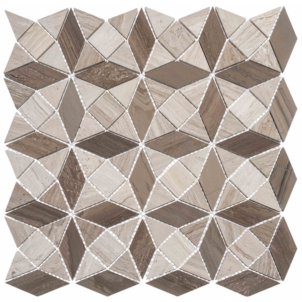 Andova Tiles ANDOVA TILES Cimarron Harbor Luxury Natural Stone Novelty Mosaic Wall & Floor Tile - ANDCIM105