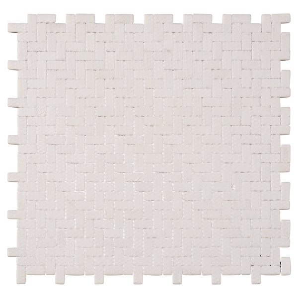 Andova Tiles SAMPLE Comfort 037 x 087 Glass Herringbone  Chevron Mosaic Wall Tile - SAM-ANDCOM321