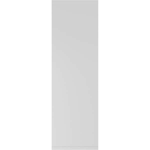 Ekena Millwork True Fit PVC Two Equal Flat Panel Shutters, Burnt Toffee, 15W x 42H, PR - TFP101FPF15X042BT