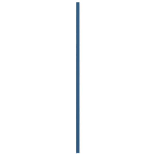 Ekena Millwork True Fit PVC Single X-Board Farmhouse Fixed Mount Shutters, Sojourn Blue, 15W x 63H, PR - TFP001FH15X063HB