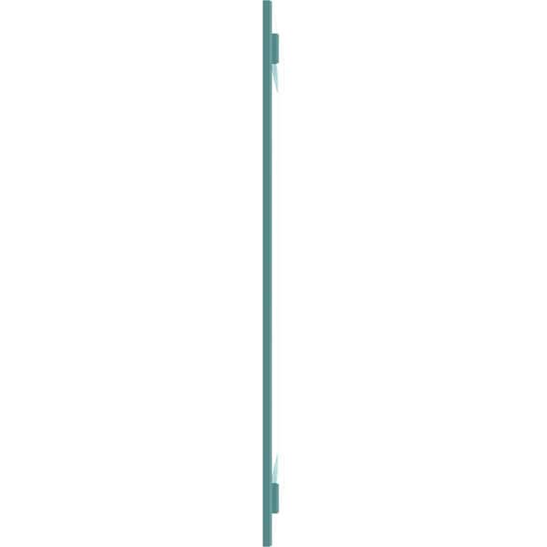 Ekena Millwork True Fit PVC, Three Board Joined Board-n-Batten Shutters, Pure Turquoise, 16 1/8W x 56H, PR - TFP101BBF16X056PT