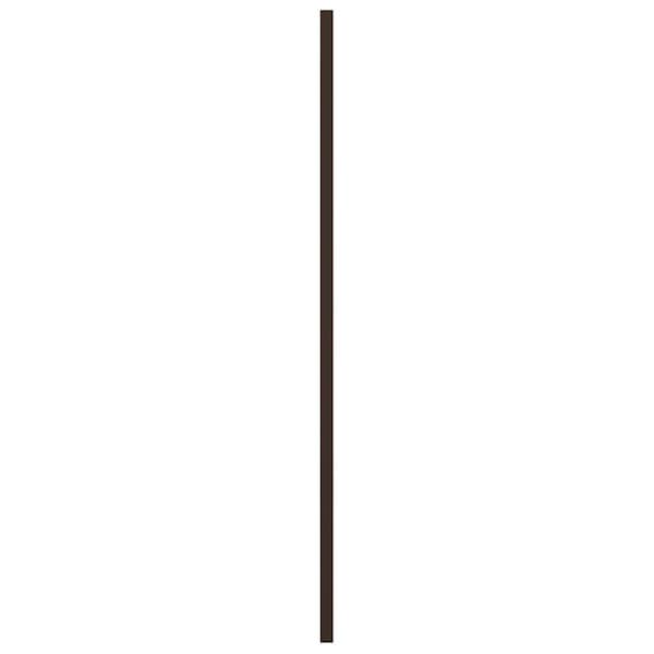 Ekena Millwork True Fit PVC Hastings Fixed Mount Shutters, Raisin Brown, 12W x 58H, PR - TFP001HS12X058TB