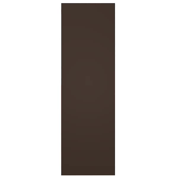 Ekena Millwork True Fit PVC Hastings Fixed Mount Shutters, Raisin Brown, 12W x 58H, PR - TFP001HS12X058TB