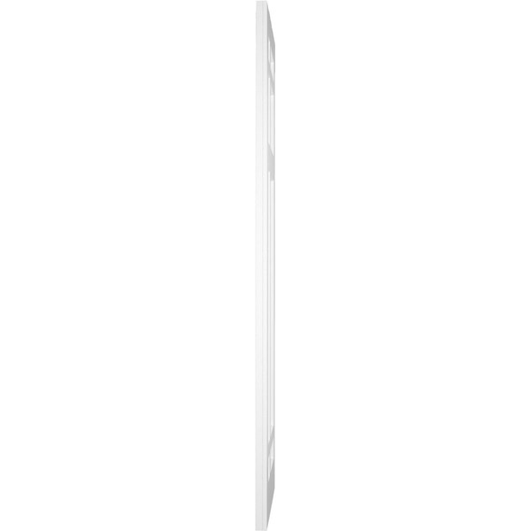 Ekena Millwork True Fit PVC San Juan Capistrano Mission Style Fixed Mount Shutters, White, 15W x 70H, PR - TFP001SJ15X070WH
