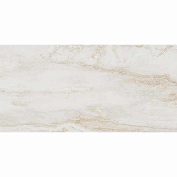 Msi Bernini Bianco 12 In. X 24 In. Glazed Porcelain Floor And Wall Tile, 8PK - ZOR-PT-0153