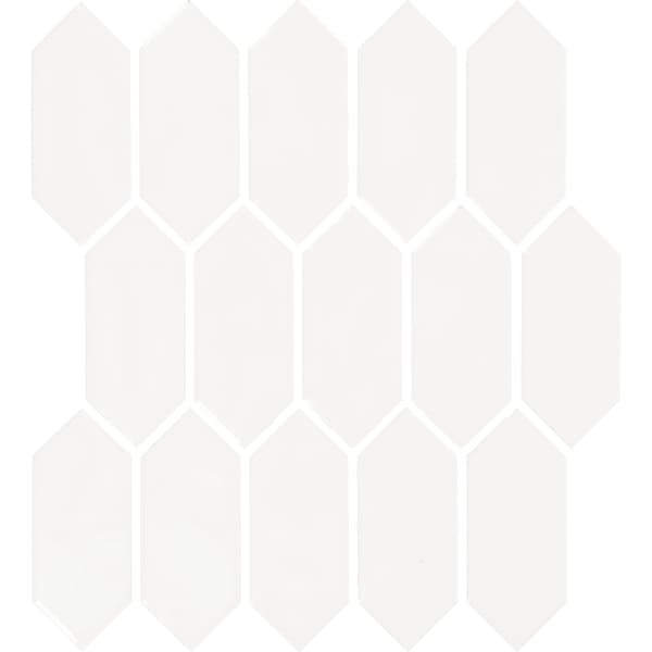 Daltile Mythology 2'' x 5'' Ceramic Picket Mosaic Tile, 12PK - MY9025PICKMS1P2