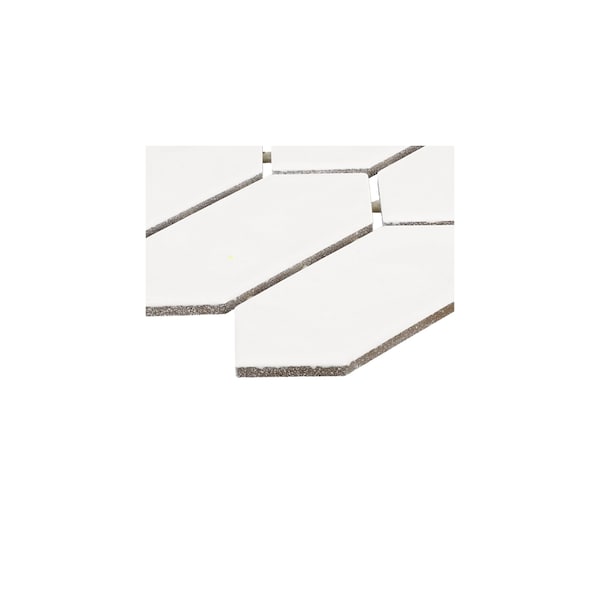 Daltile Mythology 2'' x 5'' Ceramic Picket Mosaic Tile, 12PK - MY9025PICKMS1P2