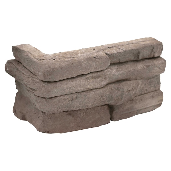 Msi Terrado Peninsula SAMPLE Earth Manufactured Stacked Stone Corner - ZOR-PNL-0107-SAM