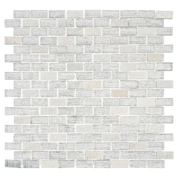 Andova Tiles SAMPLE Highline 0625 x 125 Glass Mosaic Sheet Floor Use Tile - SAM-ANDHIG151