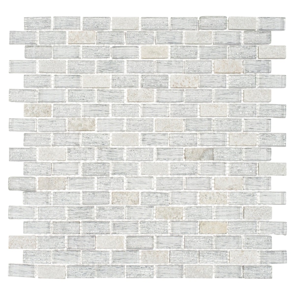 Andova Tiles SAMPLE Highline 0625 x 125 Glass Mosaic Sheet Floor Use Tile - SAM-ANDHIG151