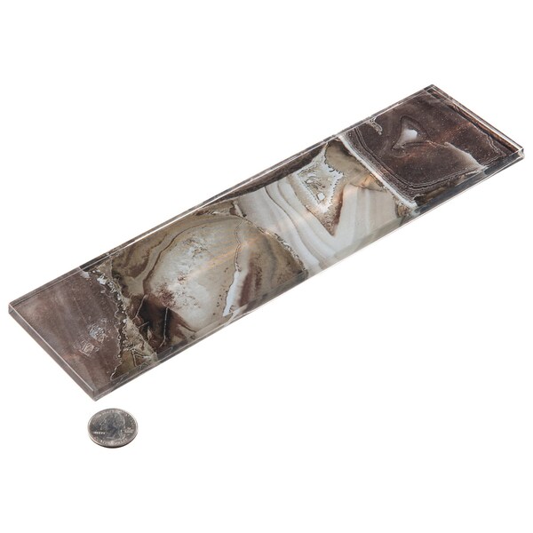Andova Tiles Myst 3 in. x 12 in. Glass Marble Look Subway Wall Tile - SAM-ANDMYS246