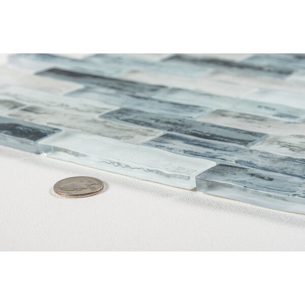 Andova Tiles ANDOVA TILES Giovan 1" x 4" Glass Brick Joint Mosaic Tile - ANDGIO401