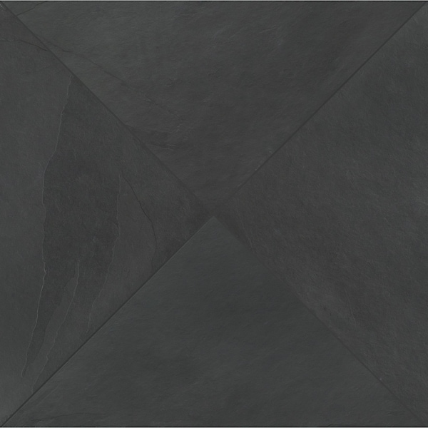 Msi Montauk Black 24 In. X 24 In. Gauged Slate Floor And Wall Tile - ZOR-NS-0018