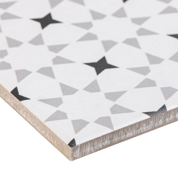 Andova Tiles ANDOVA TILES Bliss 8" x 8" Porcelain Patterned Wall & Floor Tile, PK25 - ANDBLI289